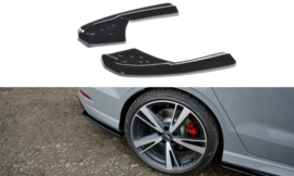 Maxton Design ZIJSPLITTERS ACHTER AUDI RS3 8V FL SEDAN Gloss Black