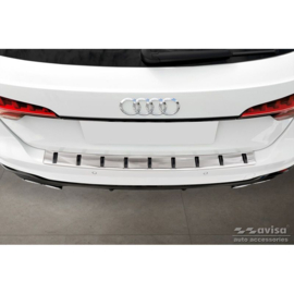 RVS Achterbumperprotector passend voor Audi A4 Avant B9 (incl. S-Line) 2015-2019 & Facelift 2019- - 'STRONG EDITION'