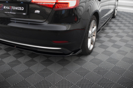 Maxton Design ZIJSPLITTERS ACHTER AUDI A3 SPORTBACK 8V FACELIFT