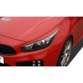 Koplampspoilers passend voor Kia Cee'd & Pro Cee'd JD 2012- (ABS)