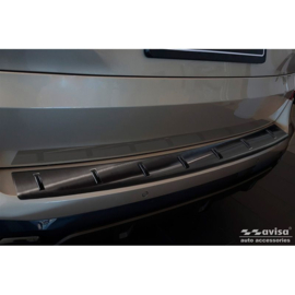 Zwart RVS Achterbumperprotector passend voor BMW X5 (G05) M-Sport 2018- 'STRONG EDITION'
