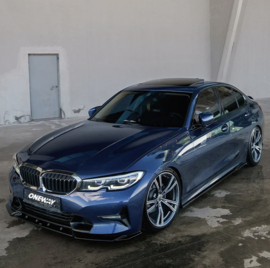 Oneway Set Sideskirts passend voor BMW 3-Serie G20/G21 Sedan/Touring Sport Line 2018-2022 - Glanzend zwart