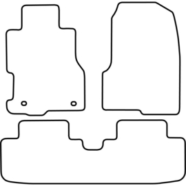 Automatten passend voor Honda Civic 3 deurs 2004-2006