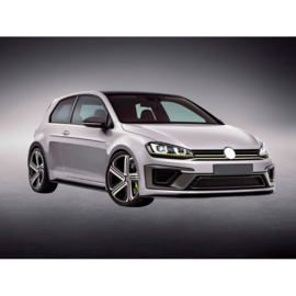 Complete ombouwset passend voor Volkswagen Golf VII 3/5-deurs 2012-2017 'R400-Look' incl. Grills (PP)