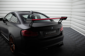 Maxton Design Carbon Spoiler Met Externe Beugels Staanders + LED BMW M2 F87