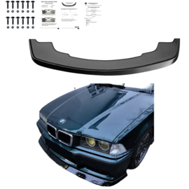 Oneway Voorspoilerlip passend voor BMW M3 E36 1991-2000 - Glanzend zwart