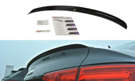 Maxton Design SPOILERKAP AUDI A4 S-LINE B9 SEDAN Gloss Black