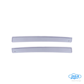 DGA Zijwindschermen (Achter) passend voor Volkswagen Golf VI HB 5-deurs 2008-2012 (2-delig) (Smokegrey)