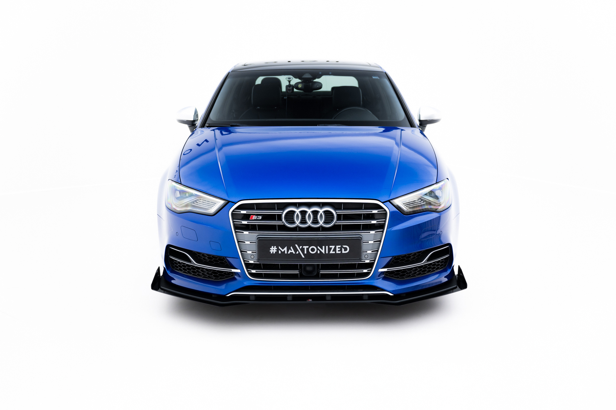 Maxton Design STREET PRO VOORSPLITTER + KLEPPEN AUDI S3 / A3 S-LINE SEDAN 8V
