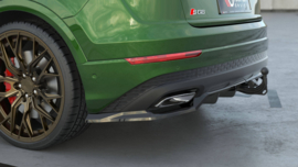 Maxton Design Achtersplitter (met verticale stangen) Audi Q8 Mk1 Facelift