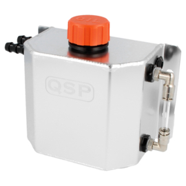 QSP aluminium olie catchtank - 1 liter - D10 aansluiting