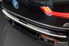 RVS Achterbumperprotector passend voor BMW i3 (i01) Facelift 2017- 'Ribs'