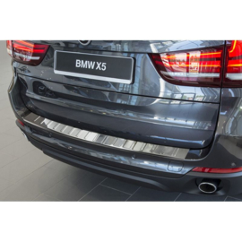 RVS Achterbumperprotector passend voor BMW X5 F15 2013-2018 'Ribs' excl. M
