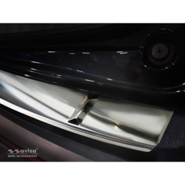 RVS Achterbumperprotector passend voor Alfa Romeo Stelvio 2017- & FL 2020- 'Ribs'
