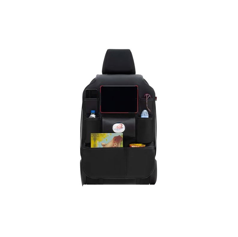 otoM Universele Autostoel Organizer - Zwart PVC leder