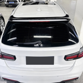 AutoStyle Dakspoiler (Spoiler Cap) passend voor BMW 3-Serie F31 Touring 2012-2019 (ABS Glanzend zwart)