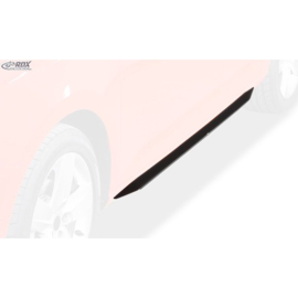 Sideskirts 'Slim' passend voor Volkswagen Polo (AW) 2017- (ABS zwart glanzend)