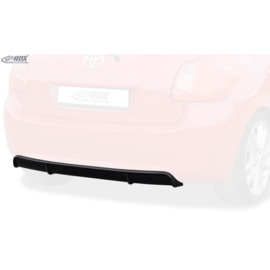 Achterskirt 'Diffusor' passend voor Toyota Auris E150 2007-2010 (ABS zwart glanzend)