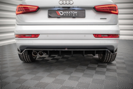 Maxton Design Achtersplitter (met verticale spijlen) Audi Q3 Sport 8U Facelift