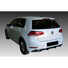 Achterbumperskirt (Diffuser) passend voor Volkswagen Golf VII Facelift 2017- excl. GTi / R (ABS)
