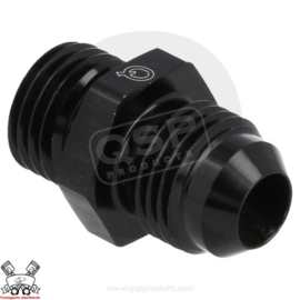 Aluminium adapter male/male D10 - 1/2 BSP - Zwart