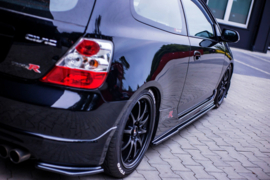 Maxton Design SIDE SKIRTS DIFFUSERS HONDA CIVIC EP3 (MK7) TYPE-R/S FACELIFT Gloss Black