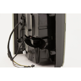 Set LED Achterlichten passend voor Volkswagen Transporter T6 2015-2020 (met achterklep) - Zwart - incl. Dynamic Running Light