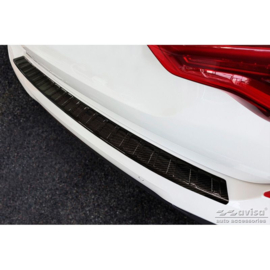 Echt 3D Carbon Achterbumperprotector passend voor BMW X3 (G01) 2017-2021 & Facelift 2021- excl. M-Pakket 'Ribs'
