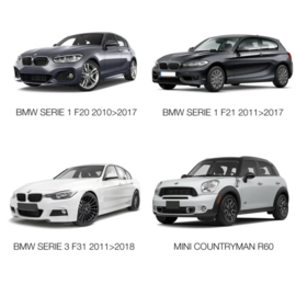 Simoni Racing Aluminium Spoorverbreder Set - 2x12mm(VA) - 2x16mm(AA) (Naaf 72,6mm) inclusief wielbouten - passend voor BMW diversen