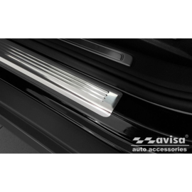 RVS Instaplijsten passend voor Volkswagen Passat 3G Sedan/Variant 2014- - 'Lines' - 4-delig
