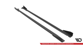 Maxton Design Street Pro Zijskirts Diffusers V.1 + Flaps Ford Mustang GT Mk6 Facelift