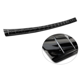 Zwart-Chroom RVS Achterbumperprotector passend voor Toyota RAV4 V 2018- & Suzuki Across 2020- 'Ribs'