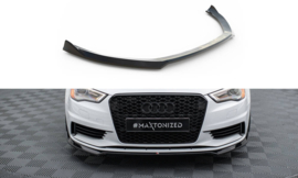 Maxton Design VOORSPLITTER V.2 AUDI A3 SEDAN 8V Gloss Black