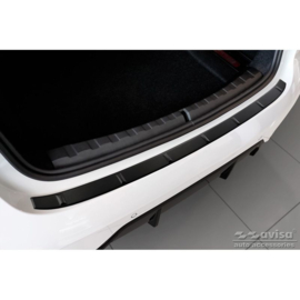 Matzwart RVS Achterbumperprotector passend voor BMW 3-Serie G20 Sedan M-Pakket 2019- 'Ribs'