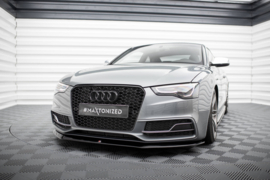 Maxton Design VOORSPLITTER V.1 AUDI S5 / A5 S-LINE 8T FL Gloss Black