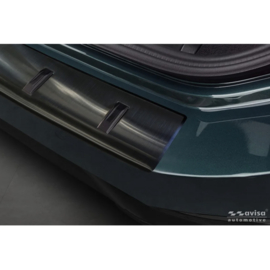 Avisa RVS Achterbumperprotector STRONG EDITION passend voor BMW 5 Serie Touring (G61) 2024- incl. M-Sport - Zwart