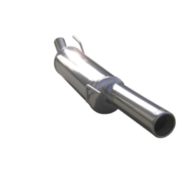 100% RVS Sportuitlaat passend voor Volkswagen Golf III 2.0 + GTi 8v (115-116pk) 80mm