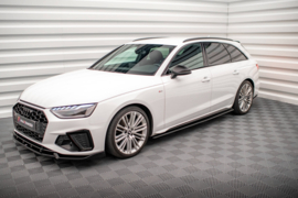 Maxton Design SIDESKIRTS DIFFUSERS AUDI S4 / A4 S-LINE / A4 COMPETITON B9 Gloss Black