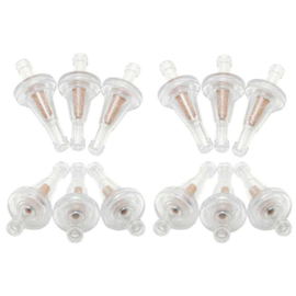 K&N gesinterd poreus Benzinefilter (12 stuks) 25mm diameter (81-0220)