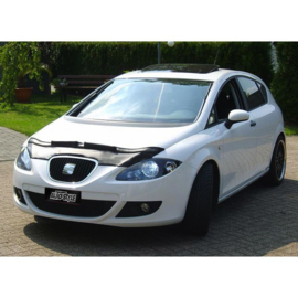 Motorkapsteenslaghoes passend voor Seat Leon 1P 2005- zwart