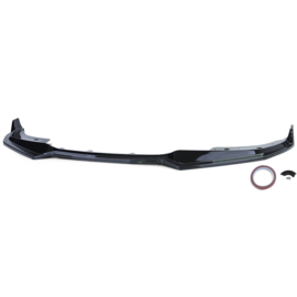 Voorspoiler BMW 4 Serie G22 G23 G26 Glans Zwart