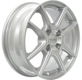 ANZIO SPLIT 16inch 6,0j 4/098 ET38 Naaf 58,1mm Zilver