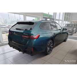 Avisa RVS Achterbumperprotector STRONG EDITION passend voor BMW 5 Serie Touring (G61) 2024- incl. M-Sport - Zwart