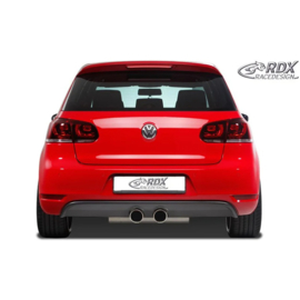 RDX Achterbumperskirt (Diffuser) passend voor Volkswagen Golf VI GTI/ GTD 2007-2013 (GFK)