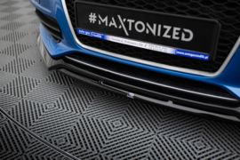 Maxton Design VOORSPLITTER V.3 AUDI S4 / A4 S-LINE B8 Gloss Black