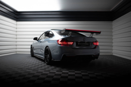 Maxton Design Carbon Spoiler Met Interne Beugels Staanders + LED BMW 4 F32 / 4 F32 M-Pack Coupé
