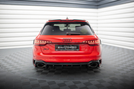 Maxton Design ACHTERPANEEL AUDI RS4 B9 AVANT Gloss Black