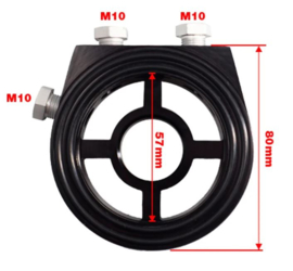 Simoni Racing Oliesensor Adapter druk+temperatuur - (M20x1.5 - M18x1.5 - 3/4 UNF)