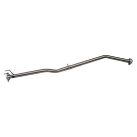 100% RVS Middenpijp passend voor Honda Civic Type-R 2.0 2002-