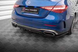 Maxton Design Achtersplitter (met verticale stangen) Mercedes-Benz C AMG-Line W206